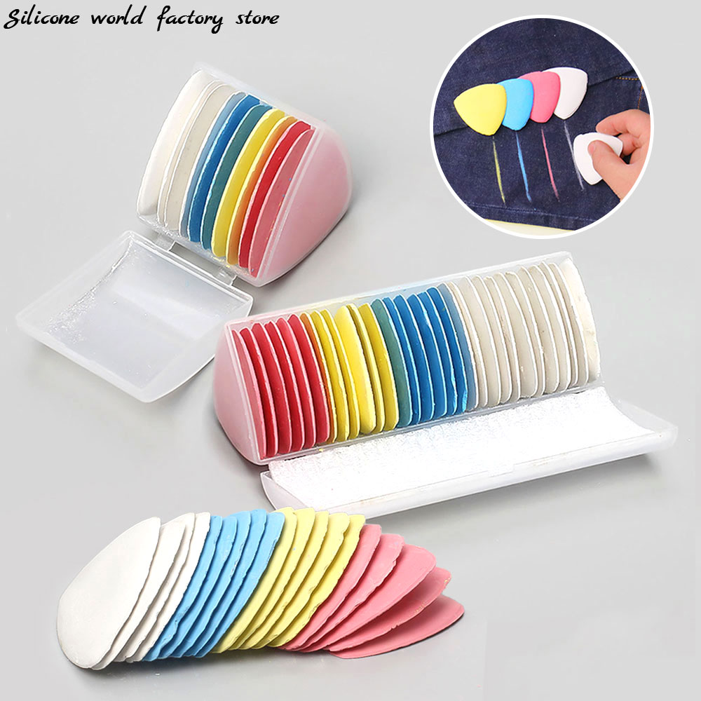 Tailor Chalk Marker - Silikonowy świat 10/30 sztuk/zestaw kolorowa kreda