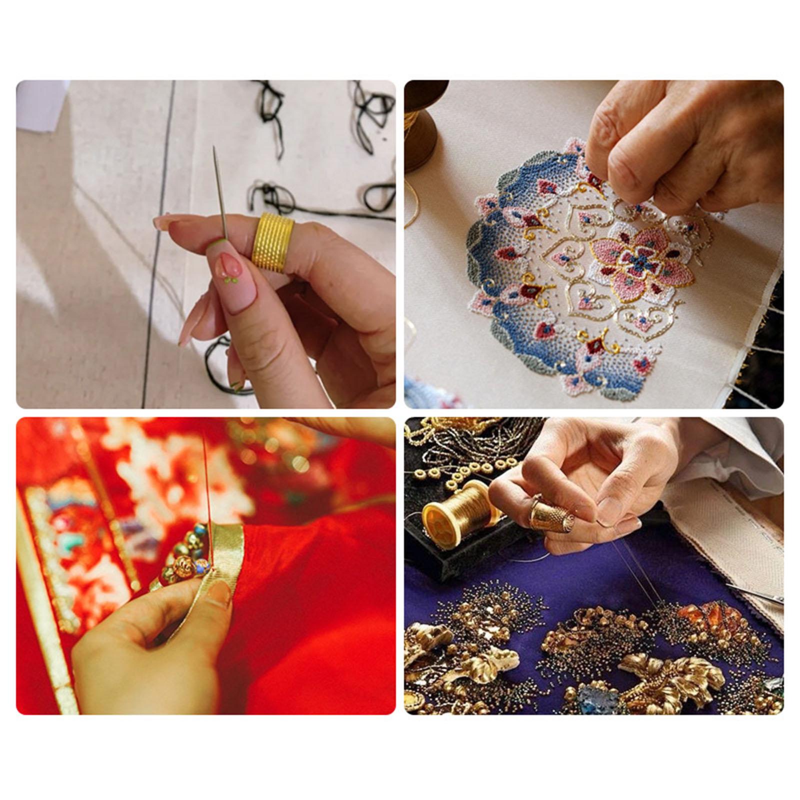 Sewing Thimble Metal - Metalowy naparstek do szycia w stylu