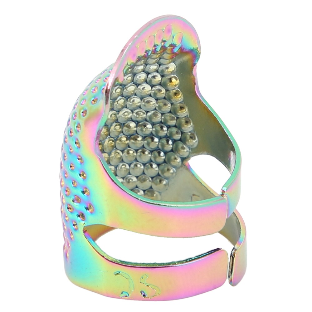 Sewing Thimble Metal - 4 szt. Wytrzymałe mosiężne naparstki ochronne