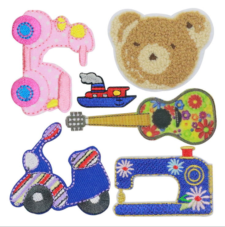 Sewing Id - New Arrival 10-częściowa haftowana naszywka do