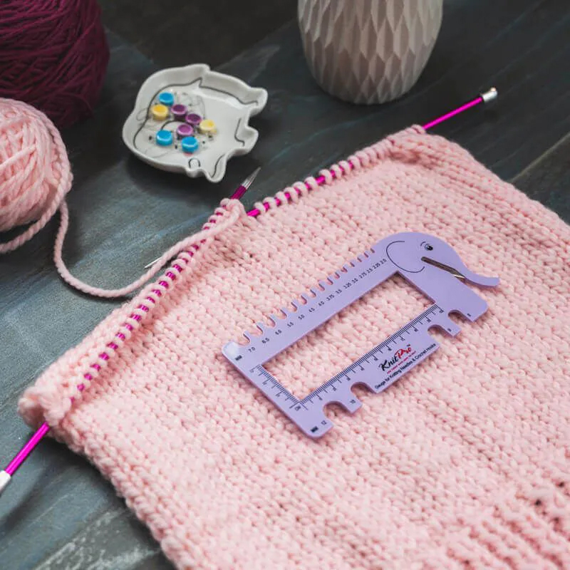 Miernik grubości włóczki Knitp – Sewing Textiles recenzja i cena