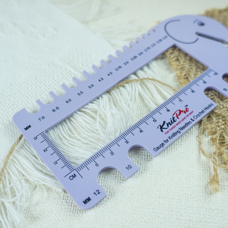 Miernik grubości włóczki Knitp – Sewing Textiles recenzja i cena