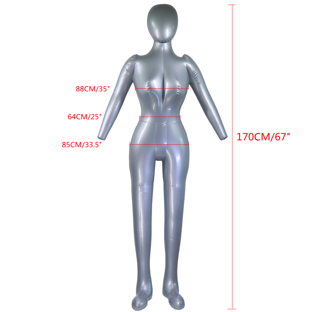 Nadmuchiwana lalka damska na c – Dress Form Mannequin recenzja i cena