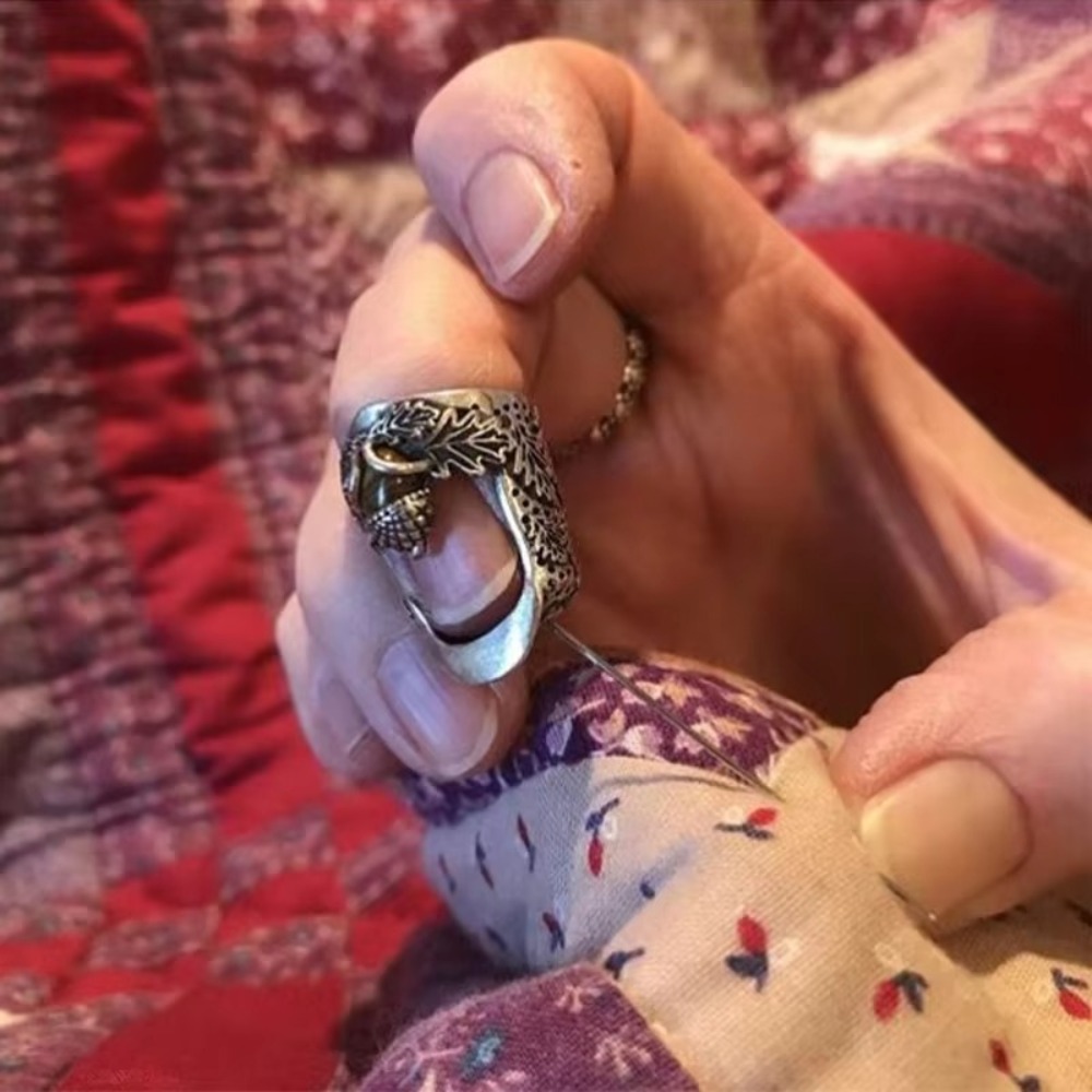 Metalowy otwarty naparstek w k – Sewing Thimble Metal recenzja i cena