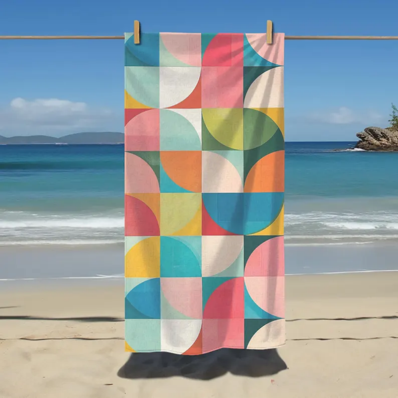 Ręcznik plażowy w stylu Mid-Ce – Century Textile & Sewing Supply Reviews recenzja i cena
