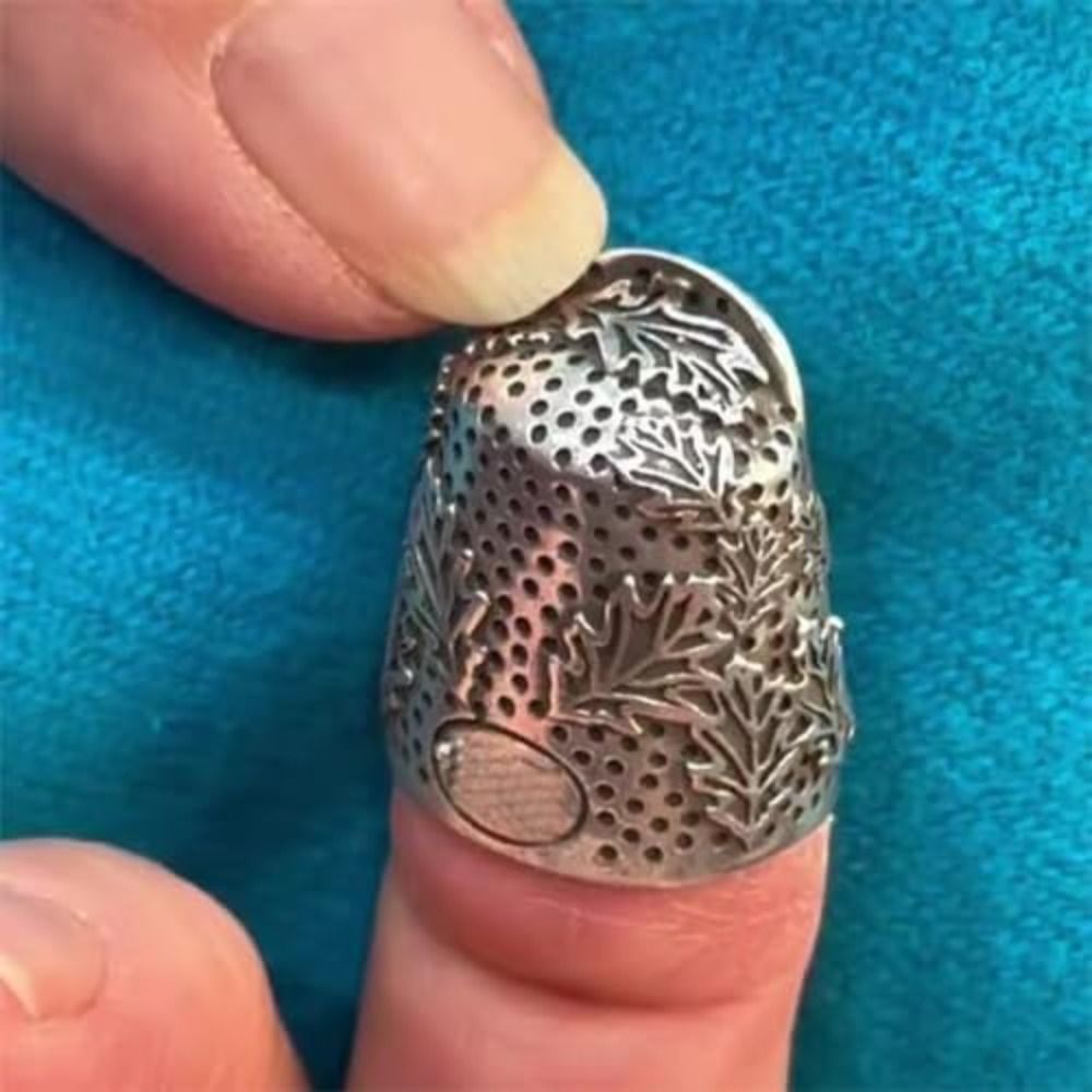 Metalowy otwarty naparstek w k – Sewing Thimble Metal recenzja i cena