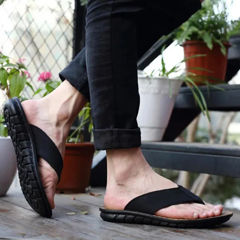 Letnie buty męskie Klapki Skór – Sewing Net recenzja i cena