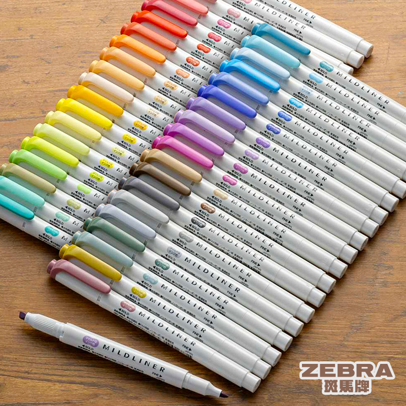 Japoński marker wodny ZEBRA Mi – Zebra Pen Mildliner recenzja i cena