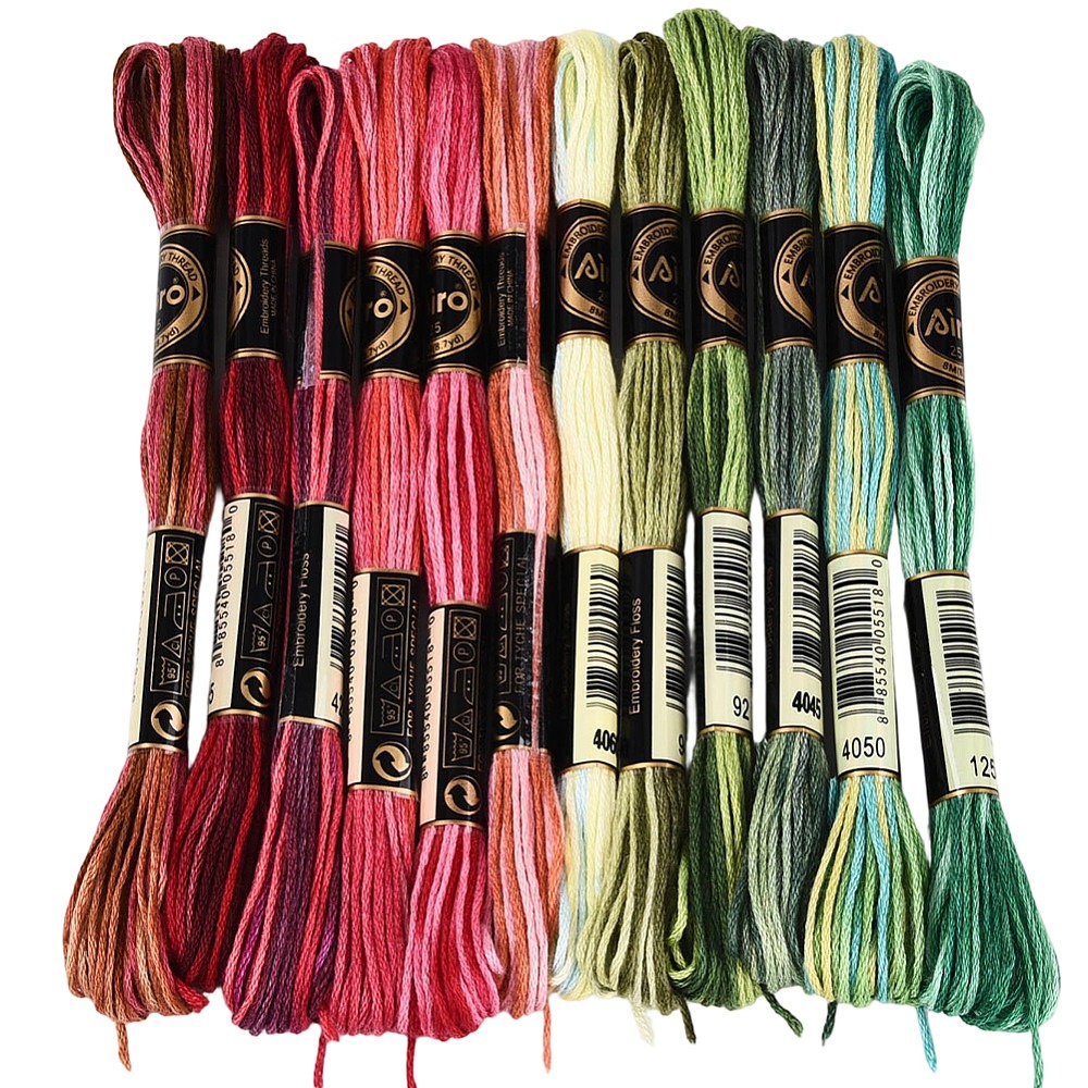 105 jardów nici do haftowania, – Embroidery Floss Thread recenzja i cena