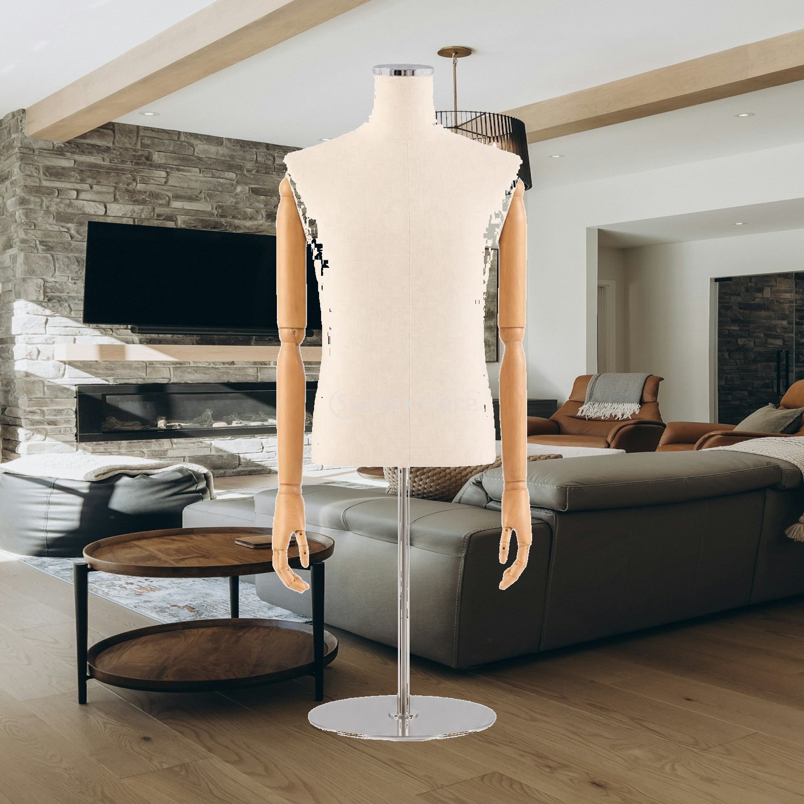 Męski manekin do połowy ciała, – Dress Form Mannequin recenzja i cena