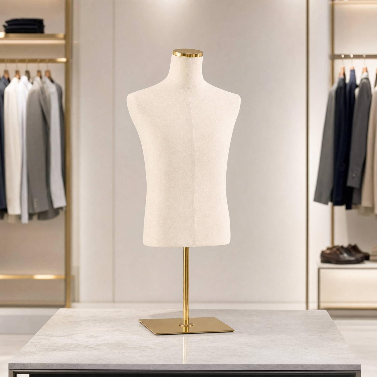 Męski manekin do połowy ciała, – Dress Form Mannequin recenzja i cena
